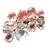 Christian Dior Schmetterlingsbroschen Silber Metall  ref.100559