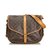 Louis Vuitton Monograma Saumur 35 Marrom Couro Lona  ref.100704