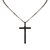 Gucci Collar de diamante cruz Plata Metal  ref.100739
