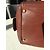 Marc Jacobs Frankie Lambskin Zip Satchel Chestnut Marrone scuro - vista 6