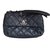 Chanel bag Navy blue Leather  ref.100883