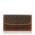 Louis Vuitton Monogram Pochette Dame Brown Leather Cloth  ref.100929