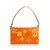 Louis Vuitton Vernis Lexington Fleurs Pochette Orange Leder Lackleder  ref.100942