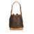 Louis Vuitton Monogram Noe Brown Leather Cloth  ref.100954