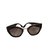 Prada Oculos escuros Castanho escuro Plástico  ref.101036