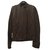 Zadig & Voltaire Leather bomber / biker type leather jacket Brown  ref.101084