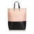 Céline Bicolor Rubber Vertical Cabas Tote Black Pink Leather  ref.101111