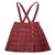 CACHAREL Red tartan pleated skirt 6 - 7 YO Wool  ref.101210