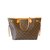 Louis Vuitton neverfull MM Brown Leather  ref.101267