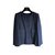 Jacket Chanel Azul marinho Algodão  ref.101320