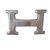 Constance Hermès Cinturones Plata Acero  ref.101329