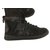 Louis Vuitton women's sneakers Dark grey Cloth  ref.101340