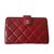 Portefeuille Chanel timeless neuf Cuir Rouge  ref.101370
