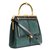 Balmain pour H&M Handbags Dark green Suede  ref.101385