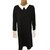Clements Ribeiro Dresses Black Cream Wool  ref.101451