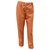 Hermès Pantaloni, ghette Arancione Cotone Elastan  ref.101506