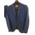 Zara Superbe costume bleu nuit Laine  ref.101562