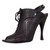 Balenciaga Heels Black Leather  ref.101569