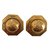 Céline earrings Golden Metal  ref.101605