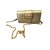 Burberry Clutch bags Golden Leather  ref.101757