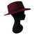 The Kooples Hat / Panama / Borsalino Dark red Wool  ref.101813