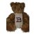 Magnifique doudou peluche Burberry avec écharpe Beige  ref.101857