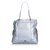 Burberry Metallic Leather Tote Bag Blue  ref.101895