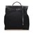 Hermès Herbag MM Black Leather Cloth Cloth  ref.101906