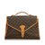 Louis Vuitton Monograma Beverly maleta GM Marrom Couro Lona  ref.101915
