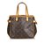 Louis Vuitton Monogram Batignolles Vertical Brown Leather Cloth  ref.101937