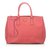 Prada Large Saffiano Lux Galleria lined Zip Tote Pink Leather  ref.101945