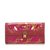 Louis Vuitton Charm Line Bifold Long Wallet Pink Leather Plastic  ref.102092