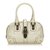 Gucci Horsebit-Handtasche aus Leder Weiß Roh  ref.102098