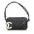 Chanel Cambon Ligne Pochette Black White Leather  ref.102108