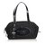 Prada Logo Nylon Handbag Black Leather Cloth  ref.102110