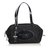 Prada Bolsa de nylon de logotipo Preto Couro Pano  ref.102110