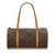 Louis Vuitton Monogram Papillon 30 Brown Leather Cloth  ref.102122