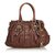 Prada Leather Satchel Bag Brown  ref.102123