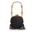 Gucci Beaded Nylon Bamboo Handbag Black Cloth  ref.102133