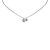 Chanel CC Heart Rhinestone Necklace Silvery Metal  ref.102146