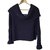 Mes Demoiselles ... Pullover Mes Demoiselles neu Marineblau Wolle  ref.102187