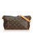 Louis Vuitton Monogram Trotteur Brown Leather Cloth  ref.102256