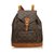 Louis Vuitton Monogram Mini Montsouris Brown Leather Cloth  ref.102269