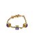 Louis Vuitton Bracelet en cristal de jeu Métal Doré Violet  ref.102304