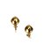 Chanel CC Gold Toned Clip On Drop Earrings Golden Metal  ref.102305