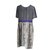 Lk Bennett Dresses Blue Grey Purple Cotton  ref.102410