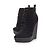Botines Solar Kurt Geiger de ante negro - vista 2