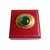 Emanuel Ungaro Pins & brooches Golden Dark green Metal Gold-plated  ref.102430