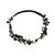Maison Michel Hair accessories Black White Pearl Resin  ref.102490