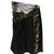 Dries Van Noten Skirts Black Metallic Silk  ref.102538